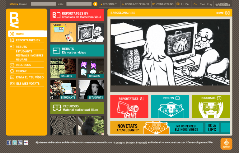 Barcelona Visio Website